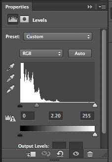 Gamma adjustment